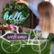 10 Pcs Unfinished Wooden Hello & Welcome Sign Wooden Cutout Letter Hello Welcome Sign